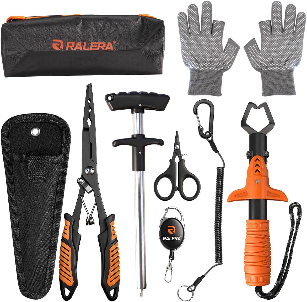 Fillet Knife Set, Fishing Pliers Precisely, Fish Measuring Tape (SO042)