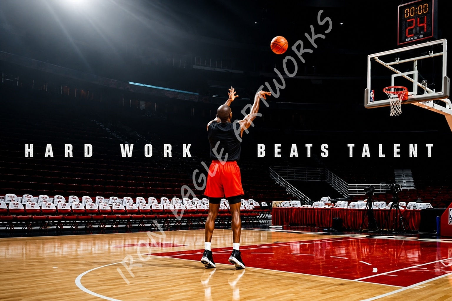Hard Work Beats Talent - High Resolution