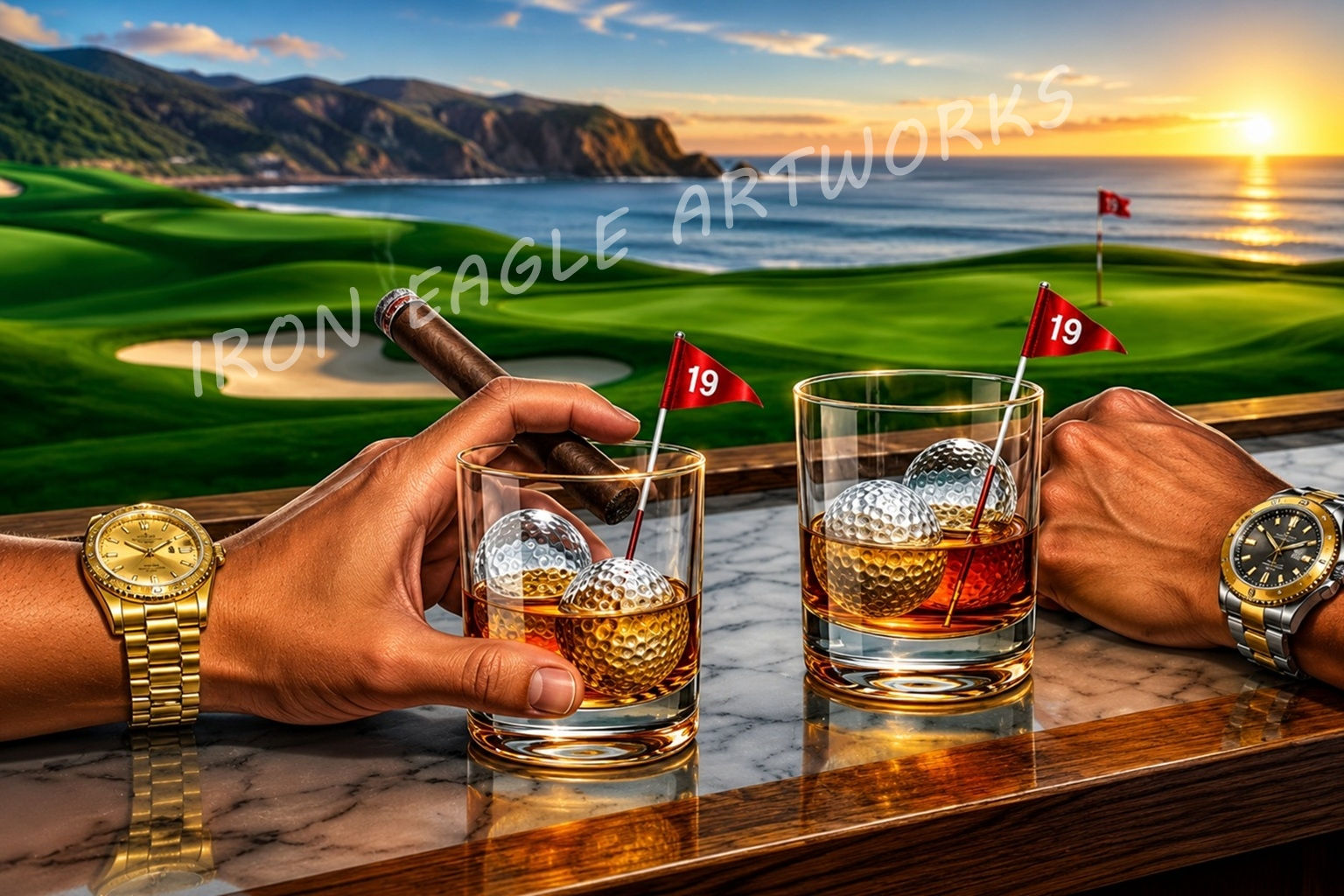 19th Hole – Luxury Golf & Whiskey - High Resolution