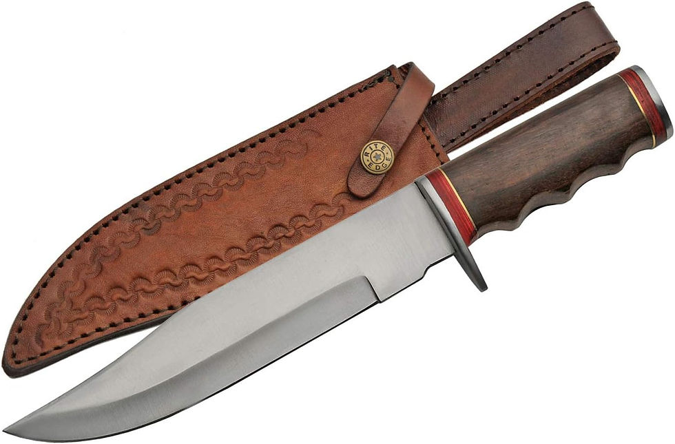Thumbnail: Full Tang Hunting Knife 12 Inch -  Stainless Steel Blade (SO017)