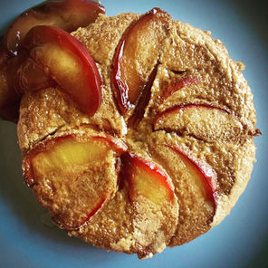 Gluten & Dairy free Peach Clafoutis 