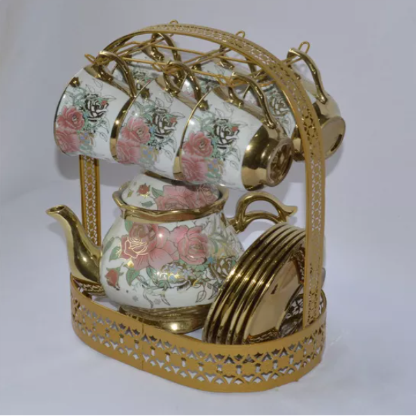 Miniatura: Juego De Te Café 14 Piezas Con Soporte