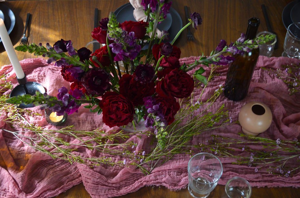 A VERY MOODY VALENTINE'S DAY TABLE