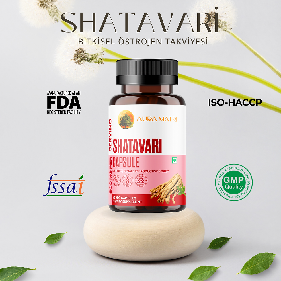 Küçük resim: AURA MATRI SHATAVARİ (HİNT KUŞKONMAZI) | 400mg, 60 KAPSÜL | 30 GÜN