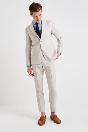 Off-white Linen Suit