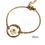 Miniature : Bracelet doré rond fleur de Spirée