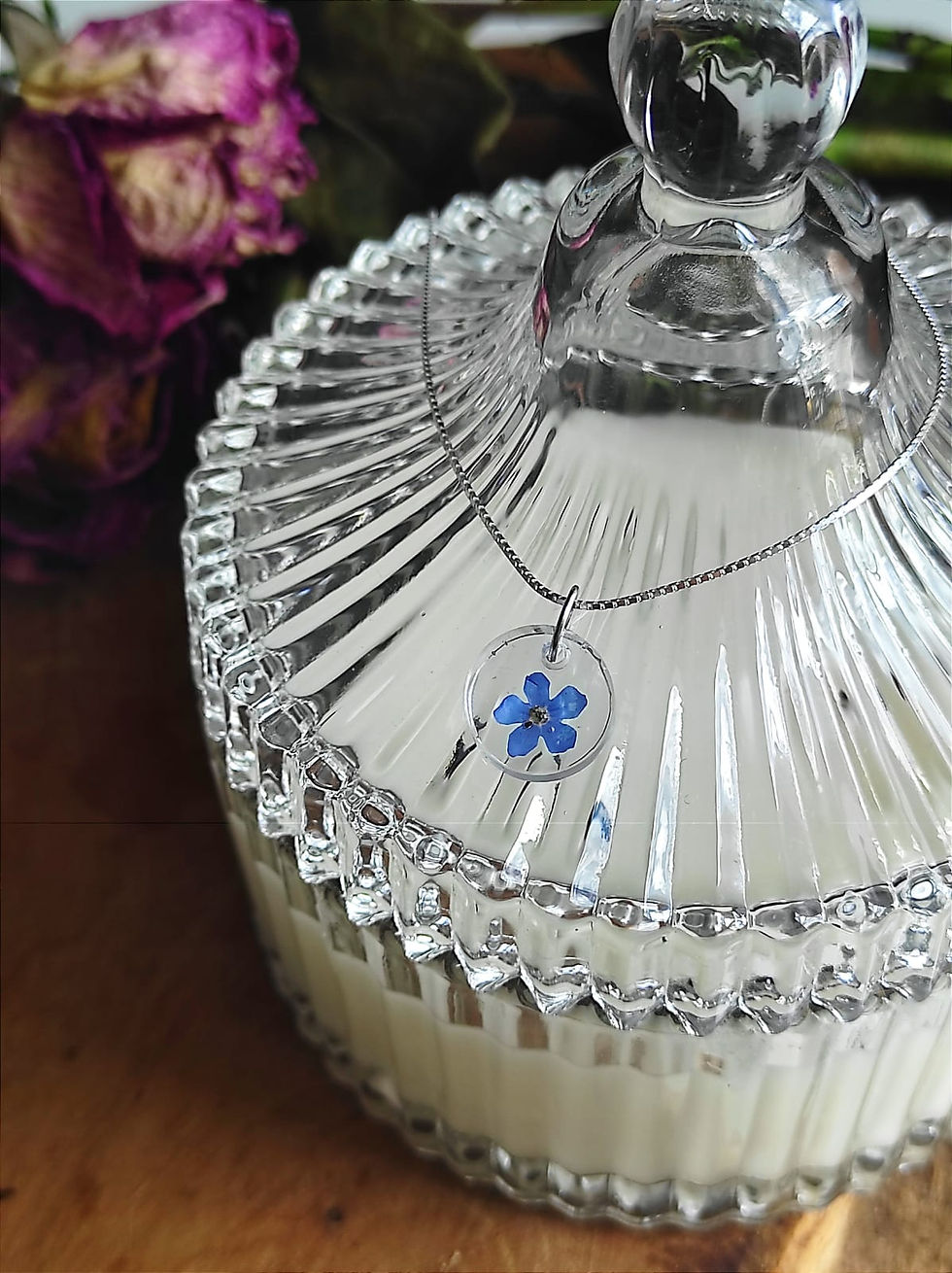 Miniature : Pendentif Pureté Myosotis