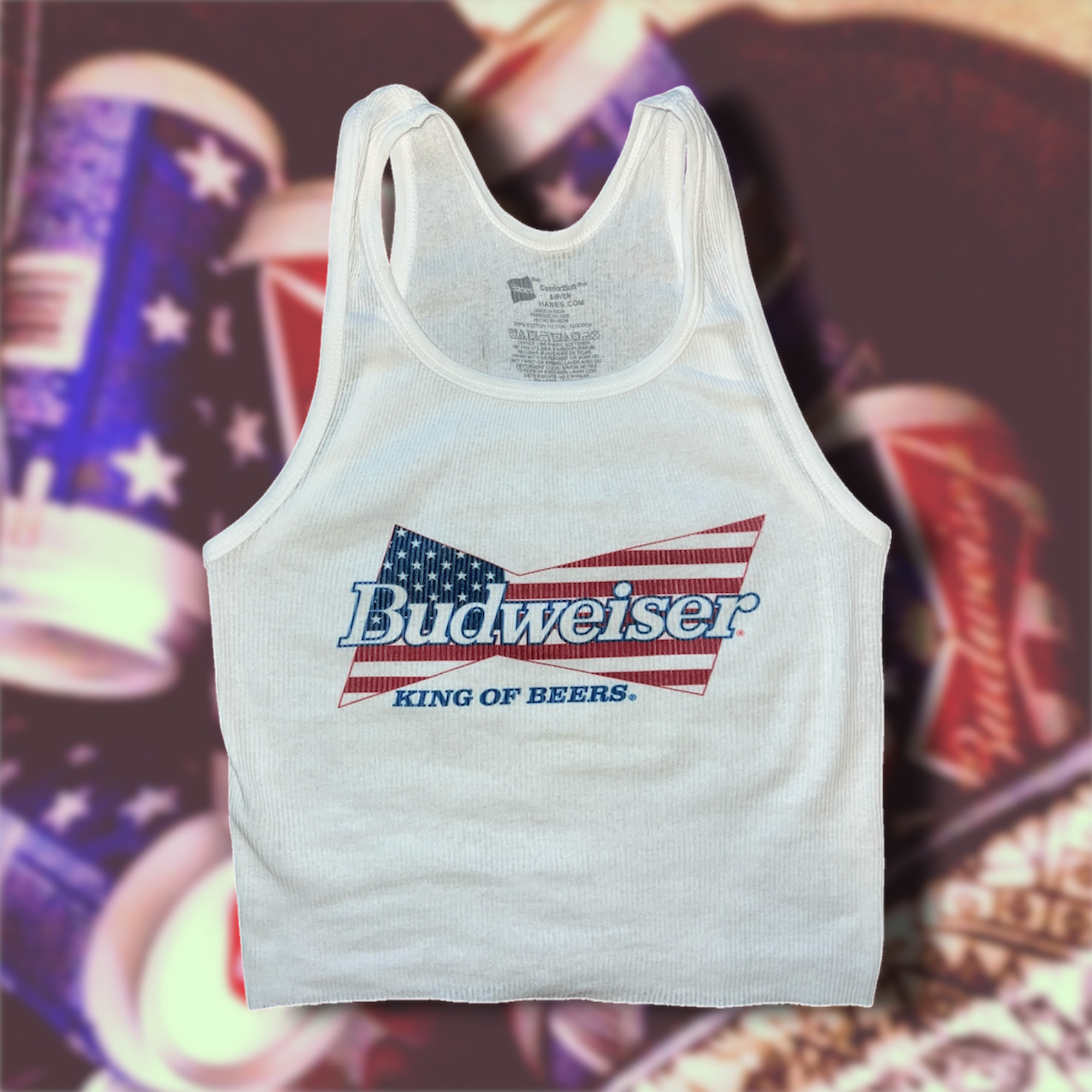 Red, White & Bud Tank
