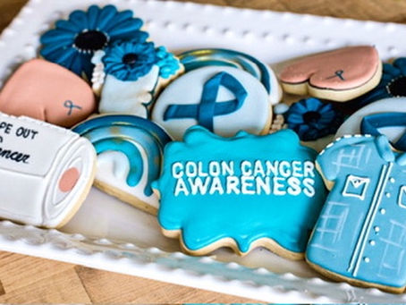 Wear Blue: Our 4th Annual Colon Cancer Awareness Cookie Campaign 