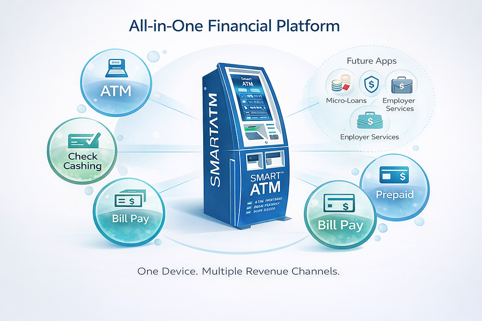 Smart ATM™ Platform- Serving the Underserved and Un-happily Banked