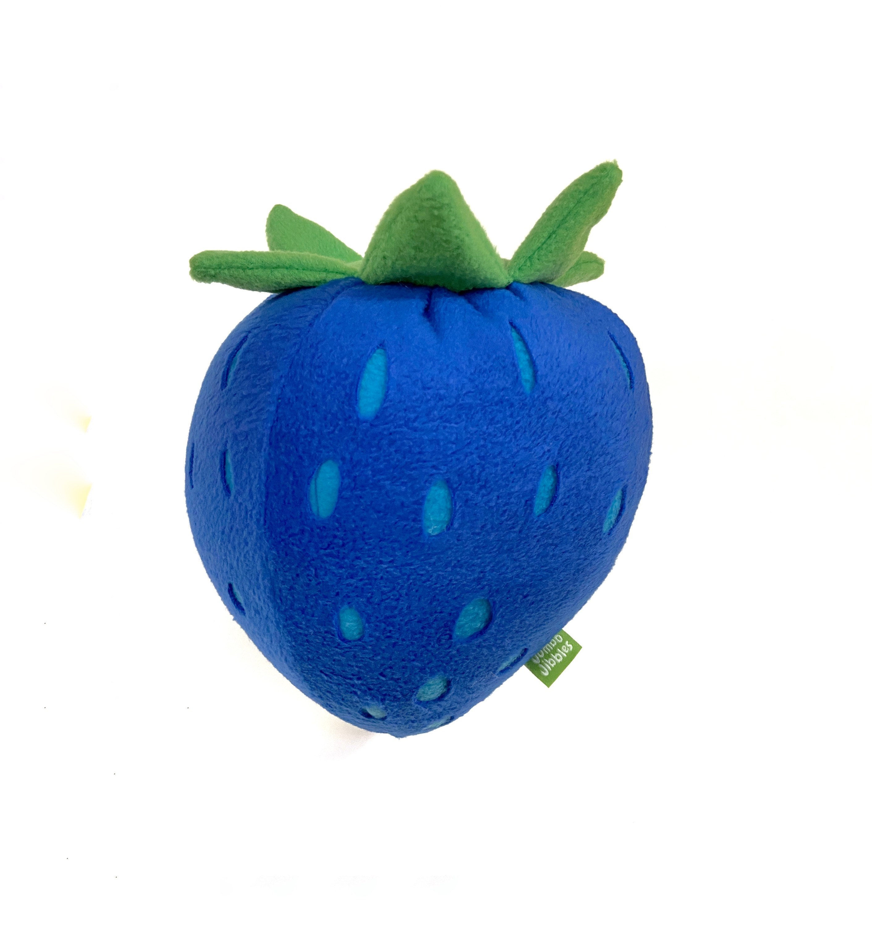 Blue Strawberry Pillow
