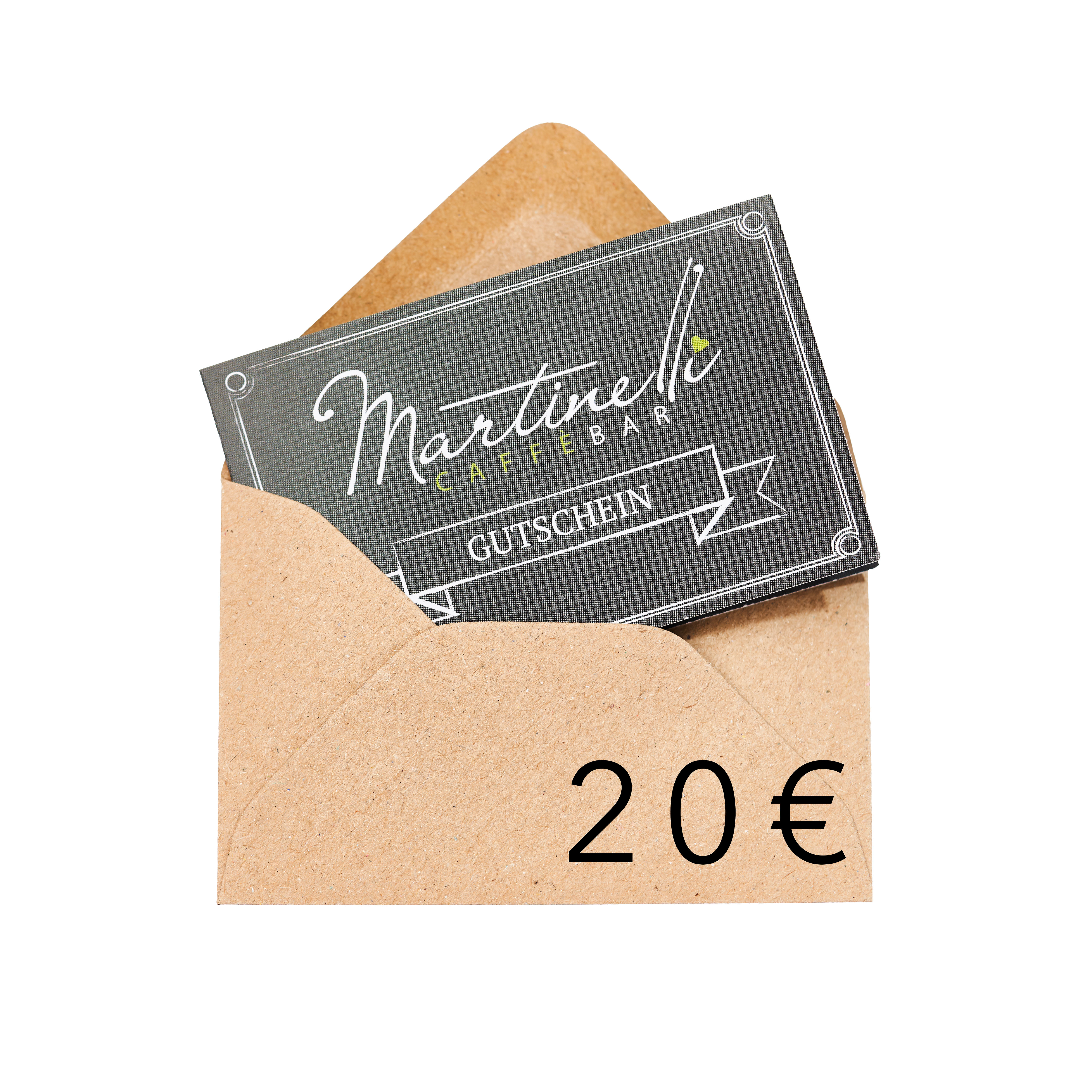 20 € Gutschein für unsre Caffè Bars in Würzburg