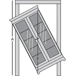 angled tall chest measurements