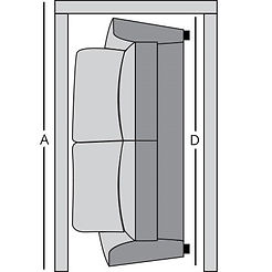 couch through door measurements