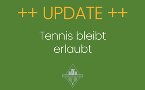 Tennis "möglich" ab 29.03.21