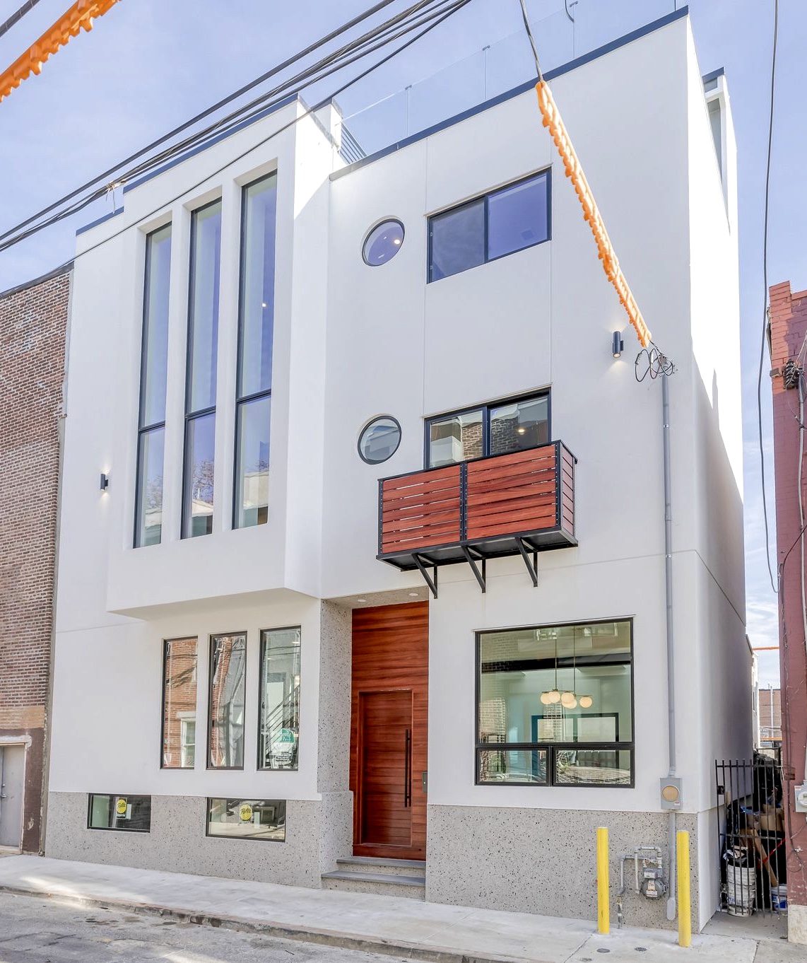 Custom stucco exterior in Kensington