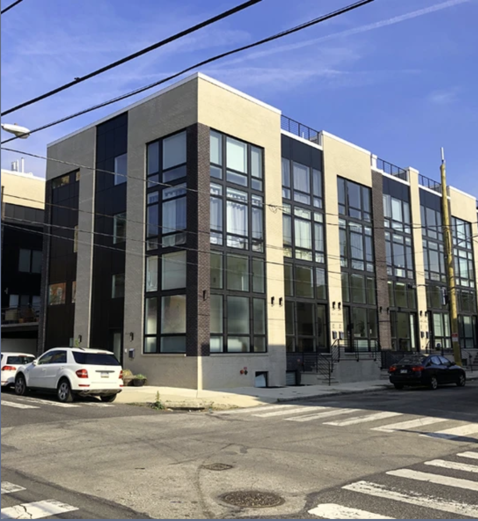Street view of the completed custom home build in Fishtown