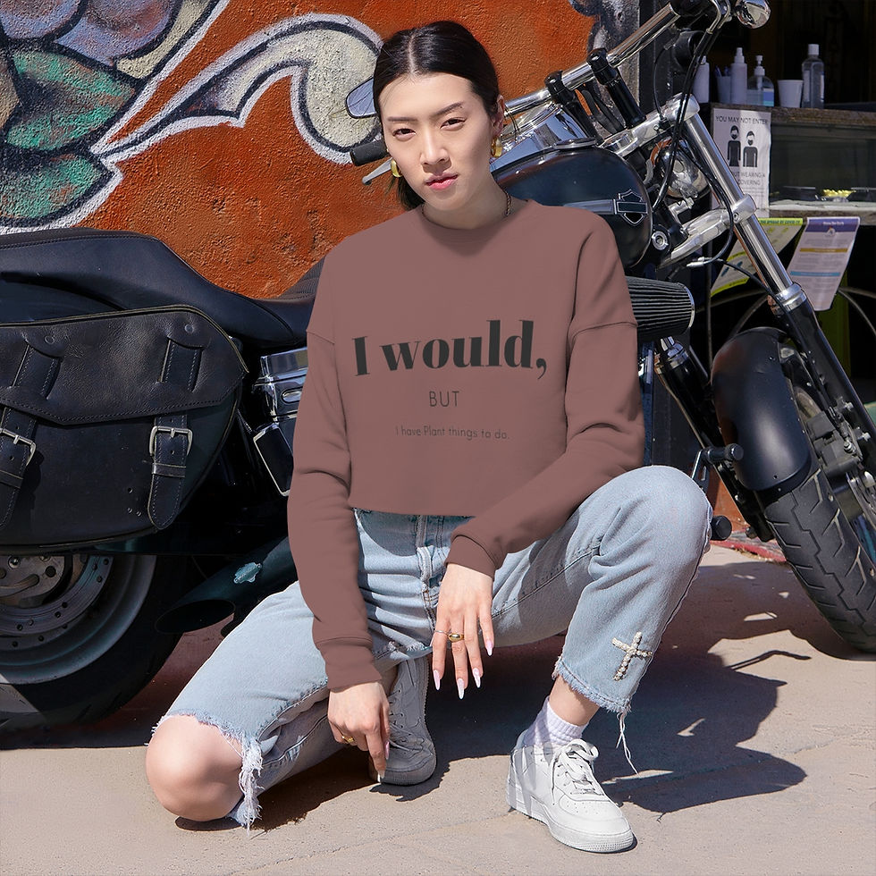 Thumbnail: I would, but Cropped Sweatshirt