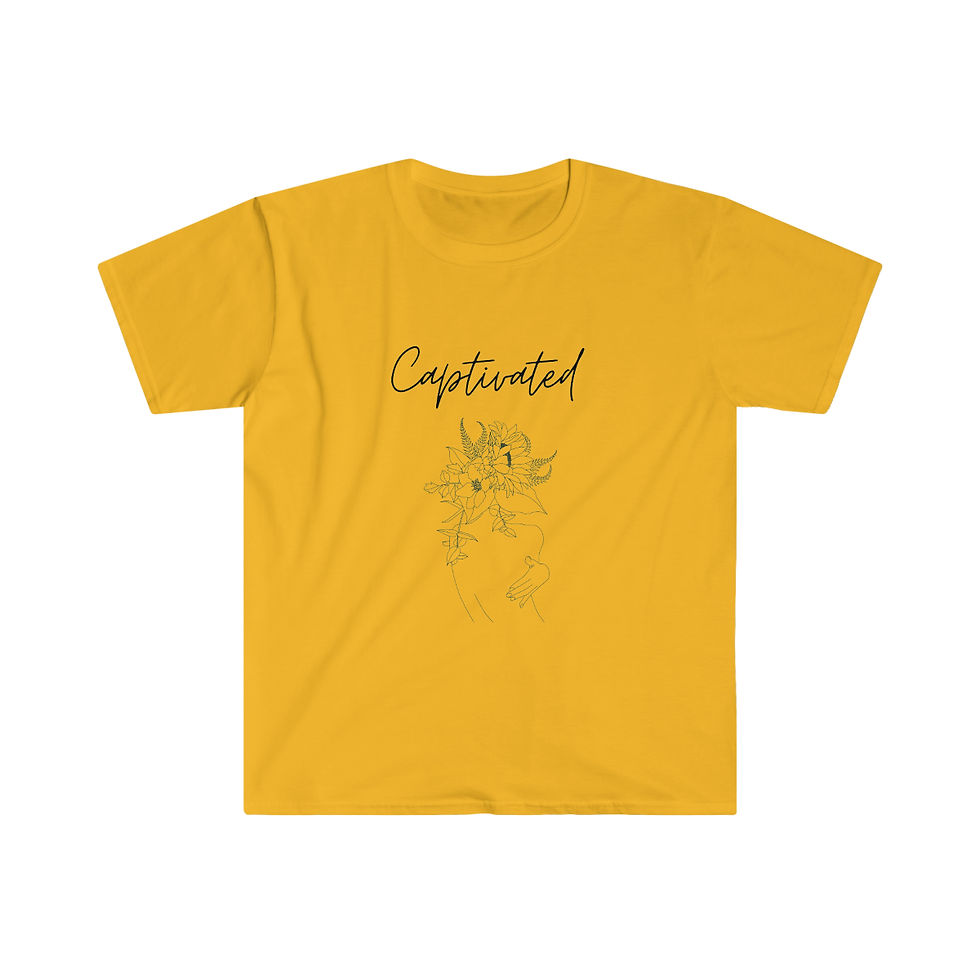 Thumbnail: Captivated by Plants Half Body Unisex Softstyle T-Shirt
