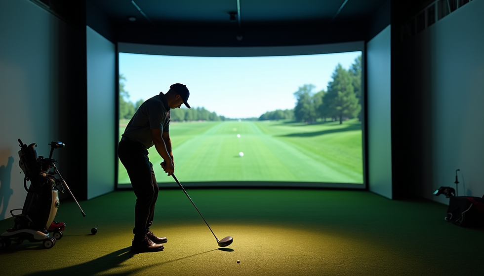 Golf vs Sim Golf A Data-Driven Exploration of Swing Improvement Techniques