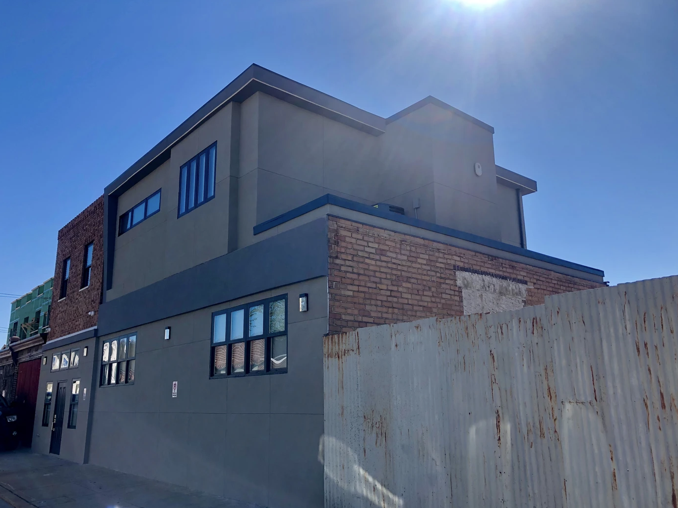 Addition under construction on the Port Richmond rehab