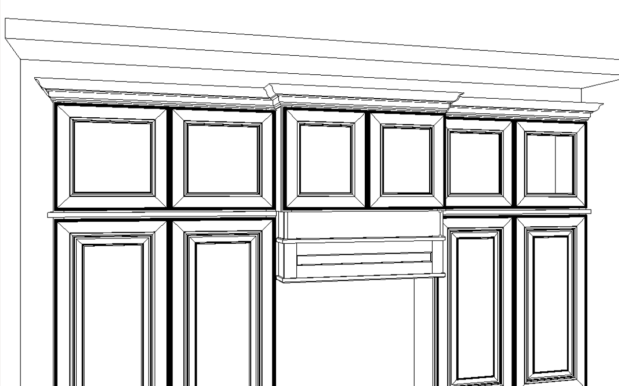 FINISHED PANELING inserts for open faced doors