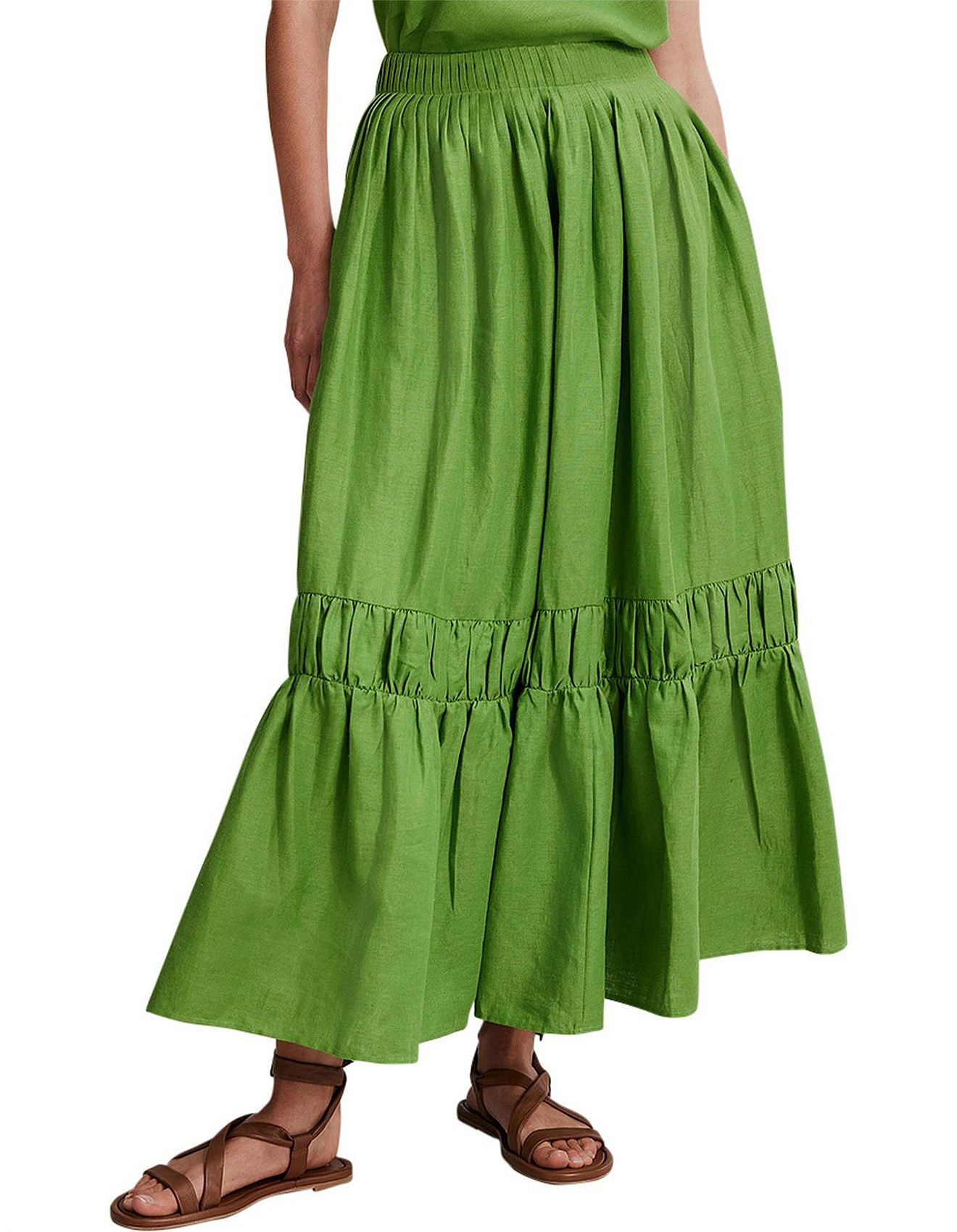 Country Road Tiered Skirt