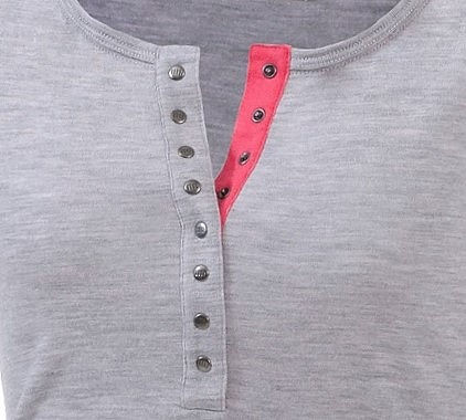 Thumbnail: Mons Royale Pop Pop Henley Top sz 14