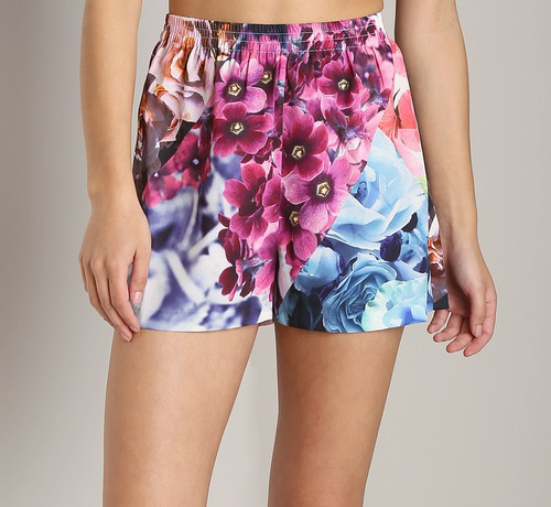 Shakuhachi Flower Bomb Shorts sz 8 | What Lola Wants