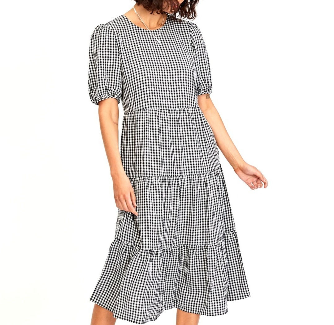 Glassons Gingham Midi Dress sz 12