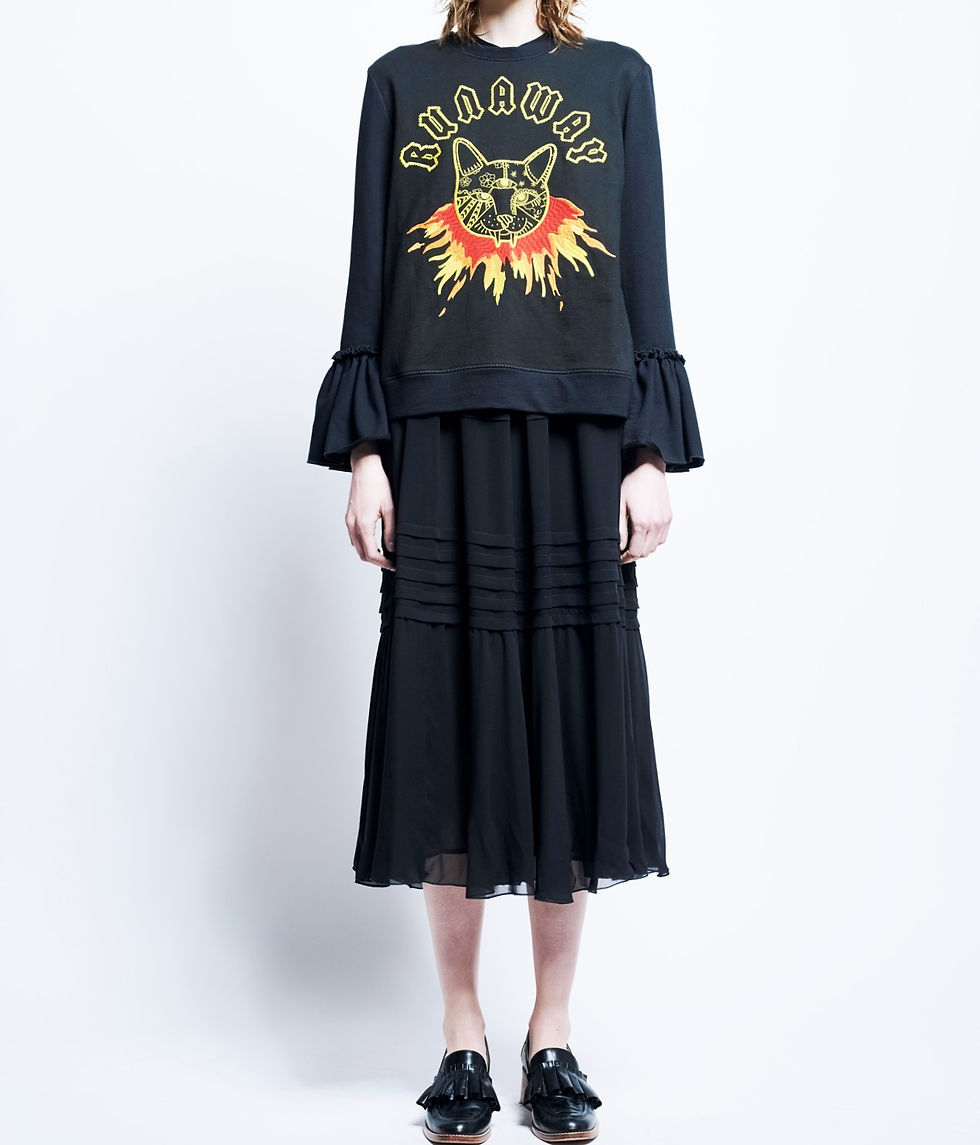 Thumbnail: Karen Walker Flaming Cat Sweat