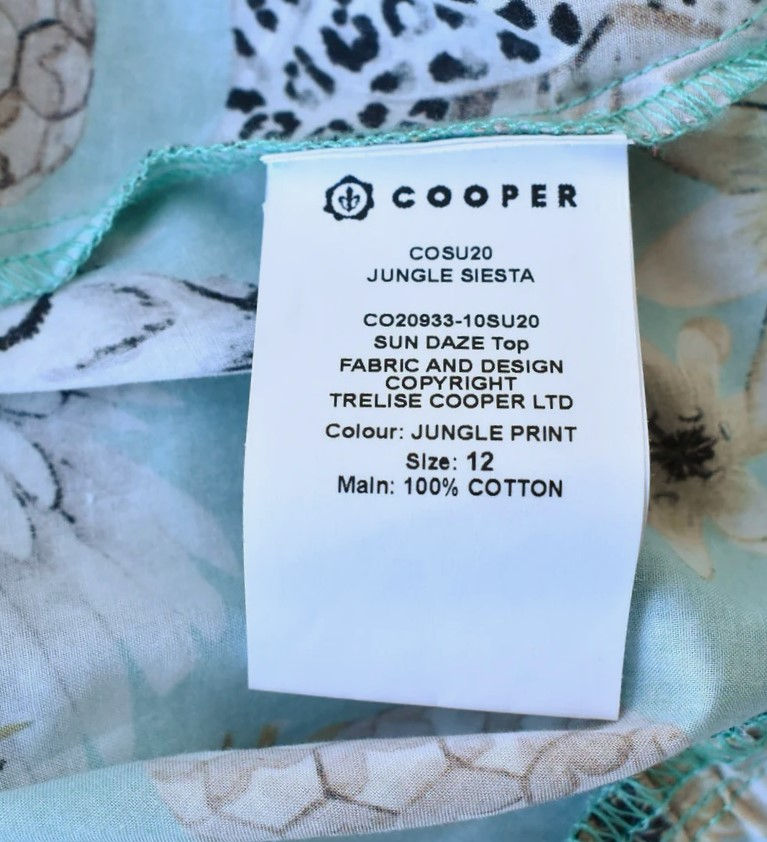 Thumbnail: Cooper Sun Daze Top sz 12