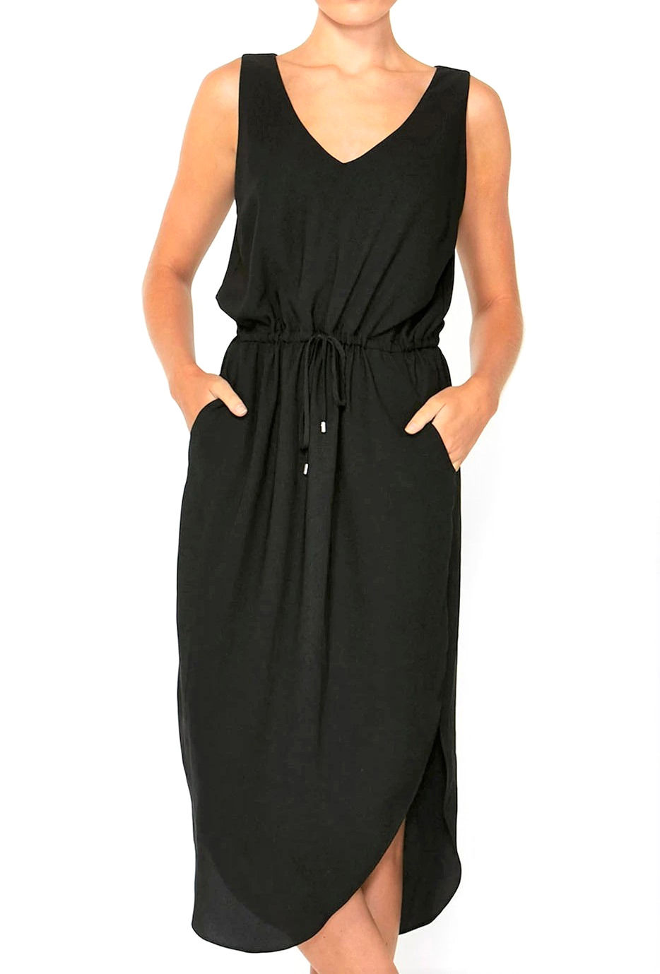 Thumbnail: Decjuba Mexico Drawstring Dress sz 14
