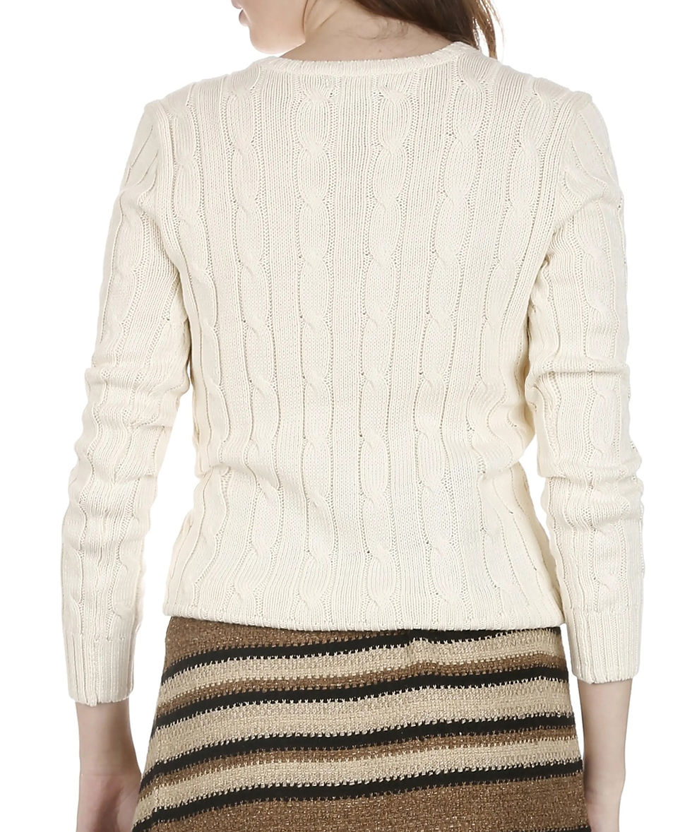 Thumbnail: Ralph Lauren Cable Knit sz 12