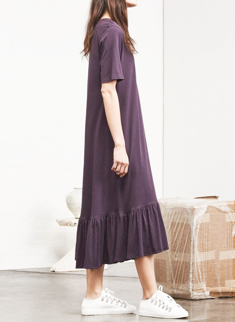 Thumbnail: Kowtow Gather Hem Dress sz 10
