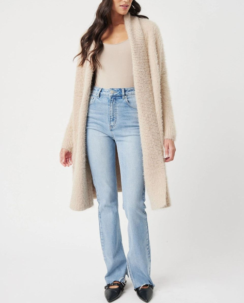 Thumbnail: Decjuba Marlo Fluffy Coatigan