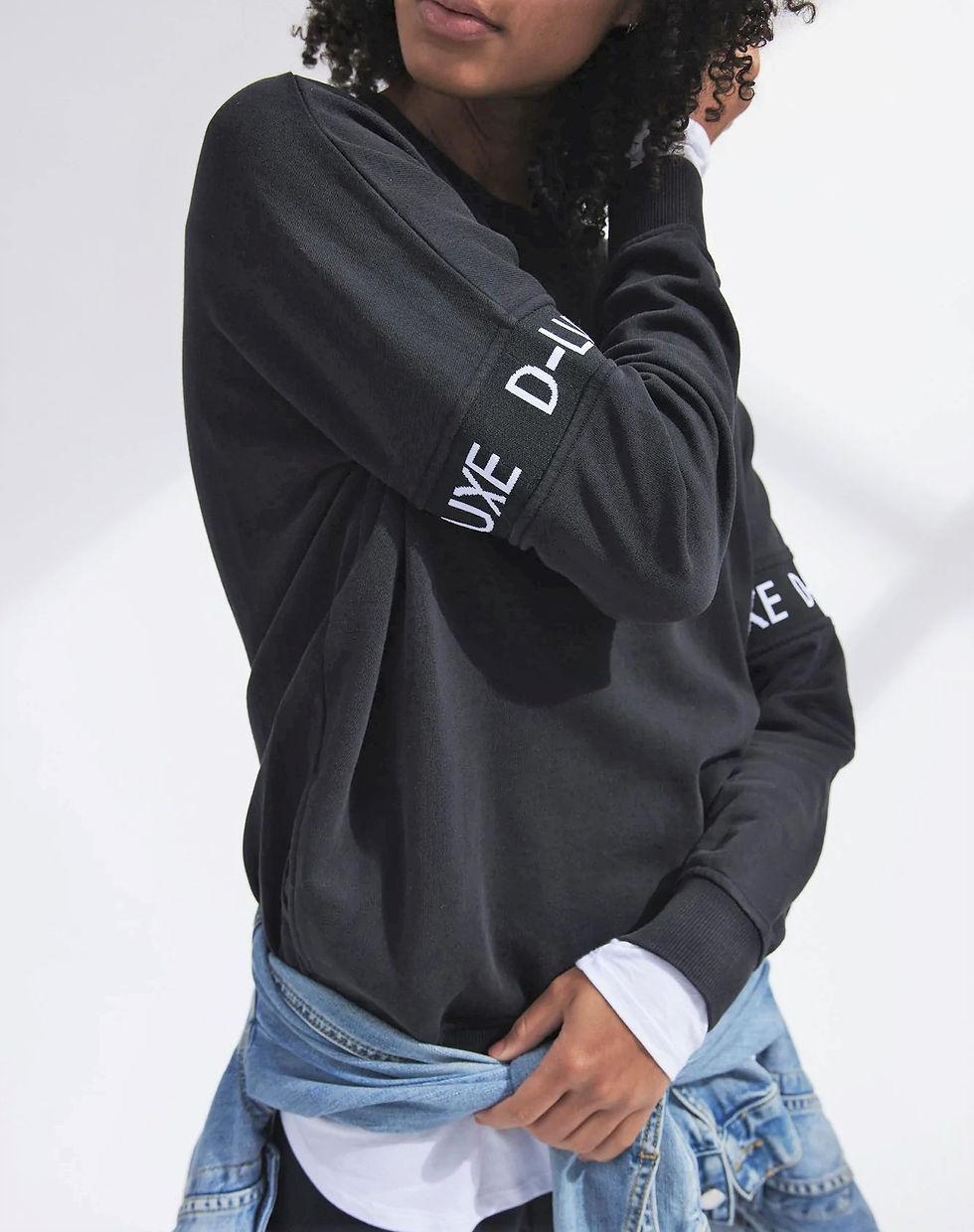 Thumbnail: Decjuba D-Luxe Logo Sleeve Sweat sz 10