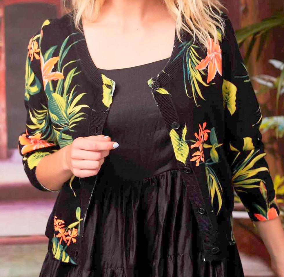 Thumbnail: Curate Island Life Cardigan sz 14