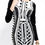 Thumbnail: Bluejuice Tribal Affair Bodycon Dress sz 10