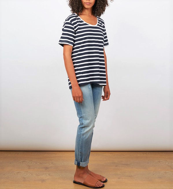 Thumbnail: Kowtow Building Block Scoop Tee sz 14