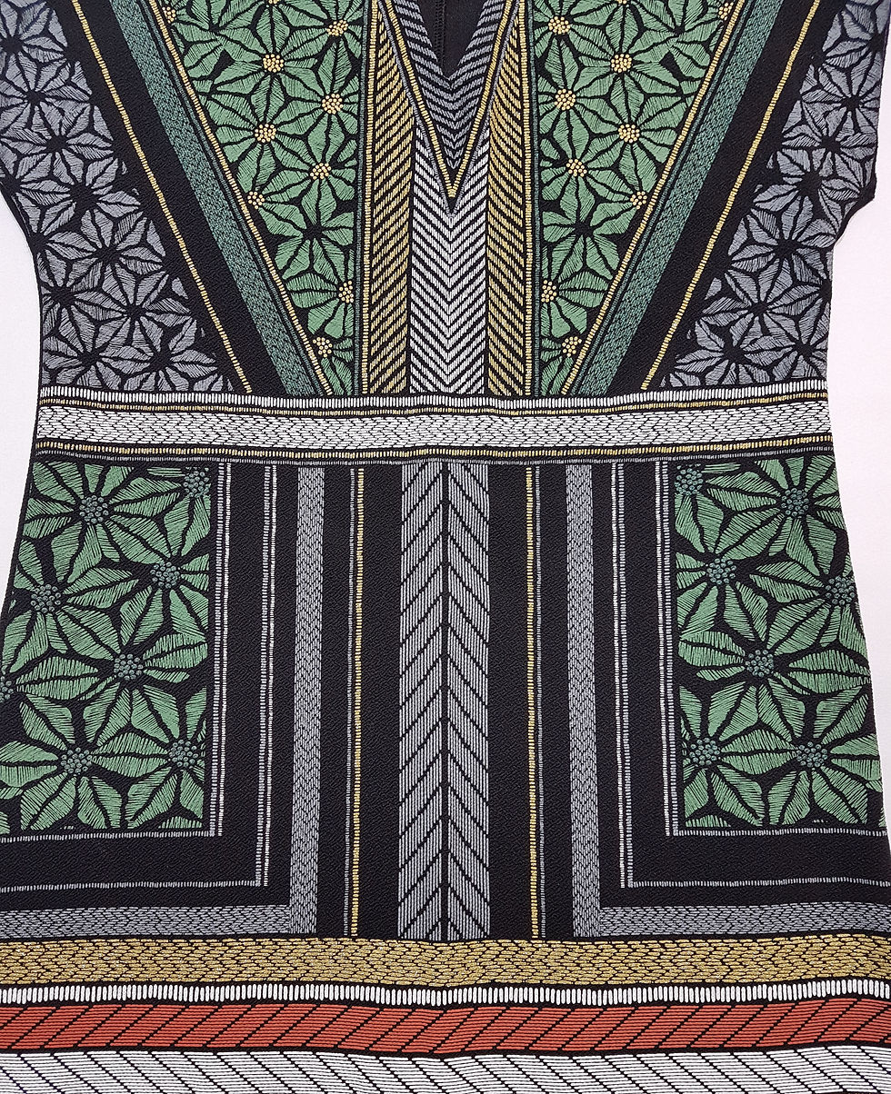 Thumbnail: Zara Geo Print Dress sz 10