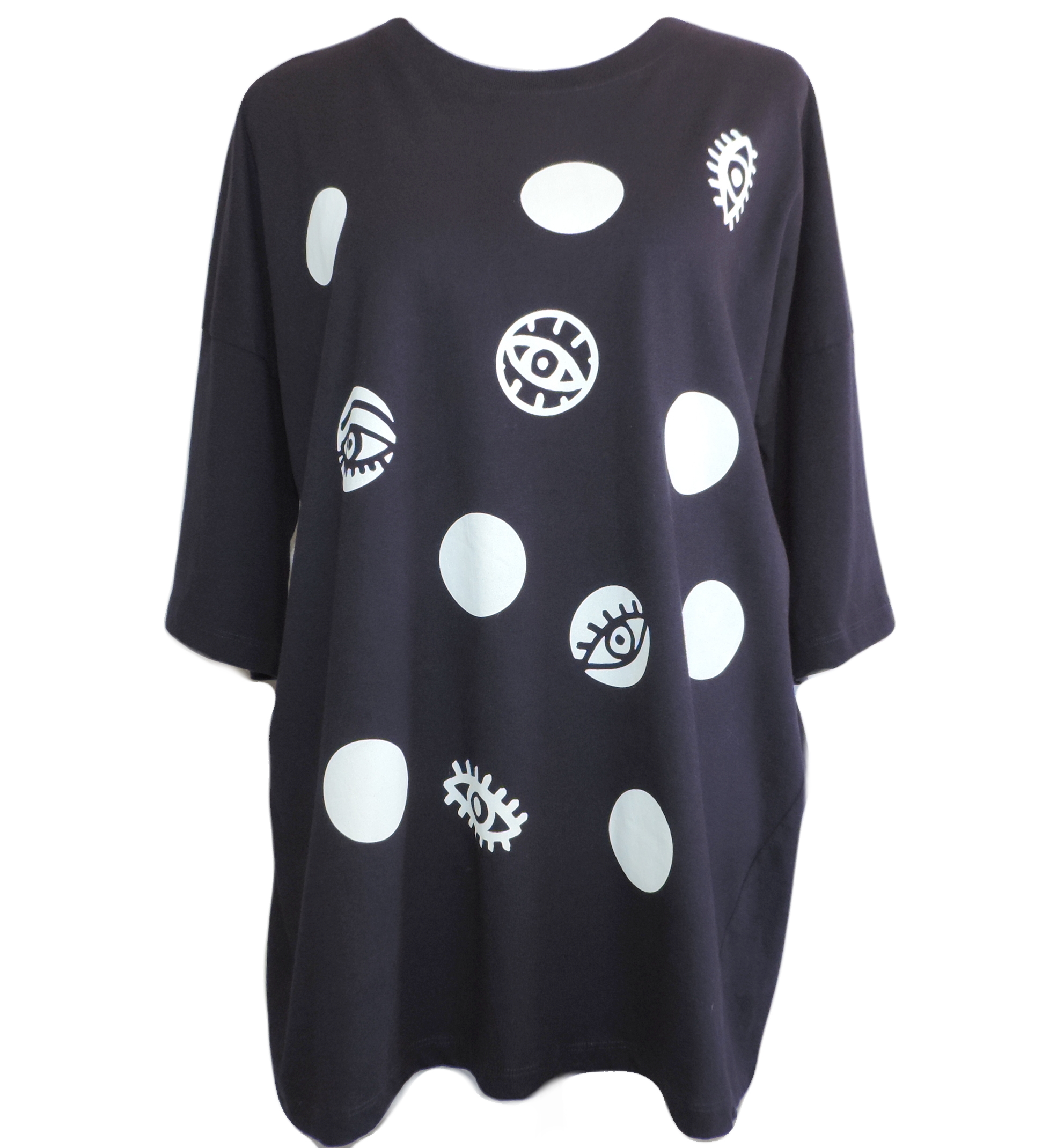 Kowtow Eye Oversized Tee sz 10