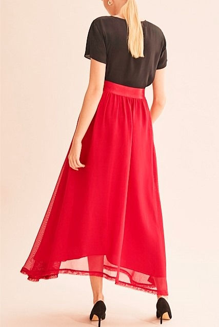 Thumbnail: Country Road Mesh Skirt sz 10