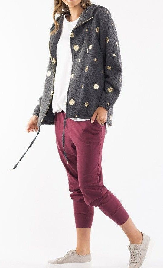 Thumbnail: ELM Valerie Zip Front Hoodie sz 8