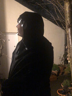 Matthew Raynor dressed as a Reaper