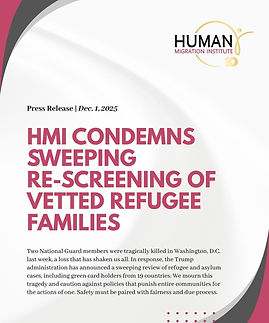 A tragic act of violence should never justify sweeping policies that punish entire communi