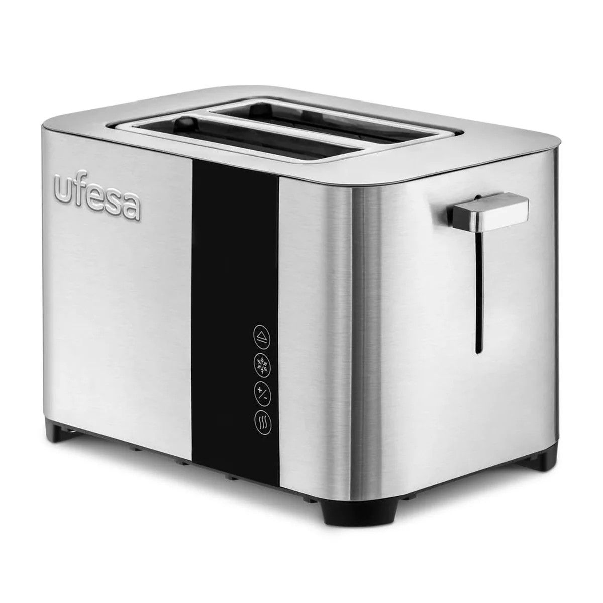 Ufesa Duo Delux 2 Slice Toaster - Stainless Steel/Black