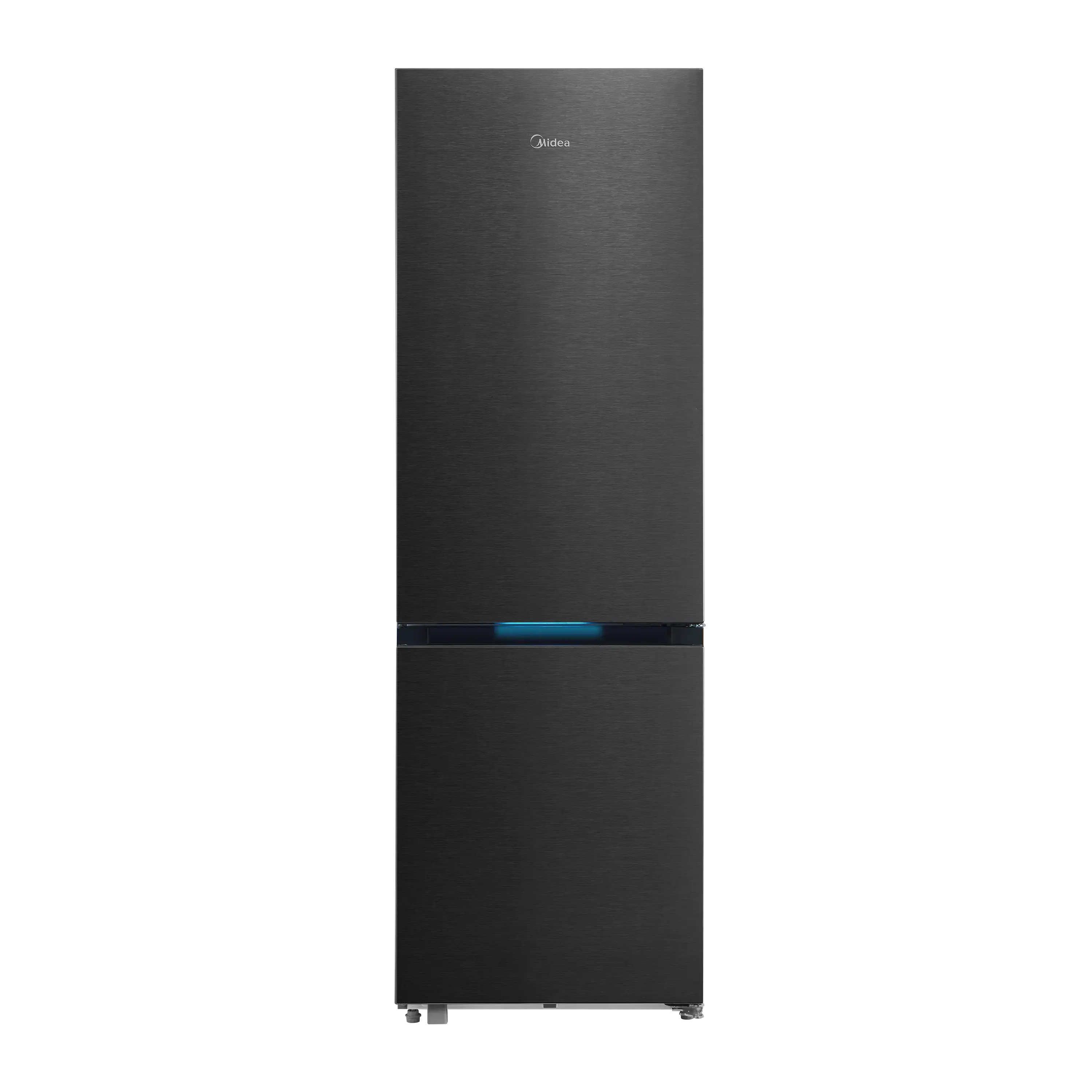 Midea  Frost Free Fridge Freezer - Dark Inox