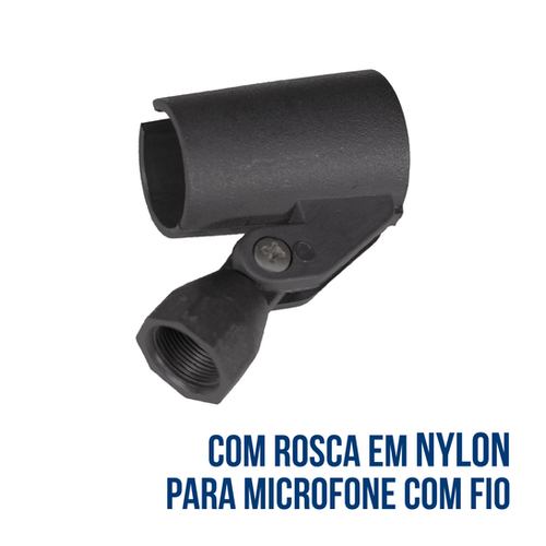Cachimbo para Microfone com Fio Rosca em Nylon SP-3N
