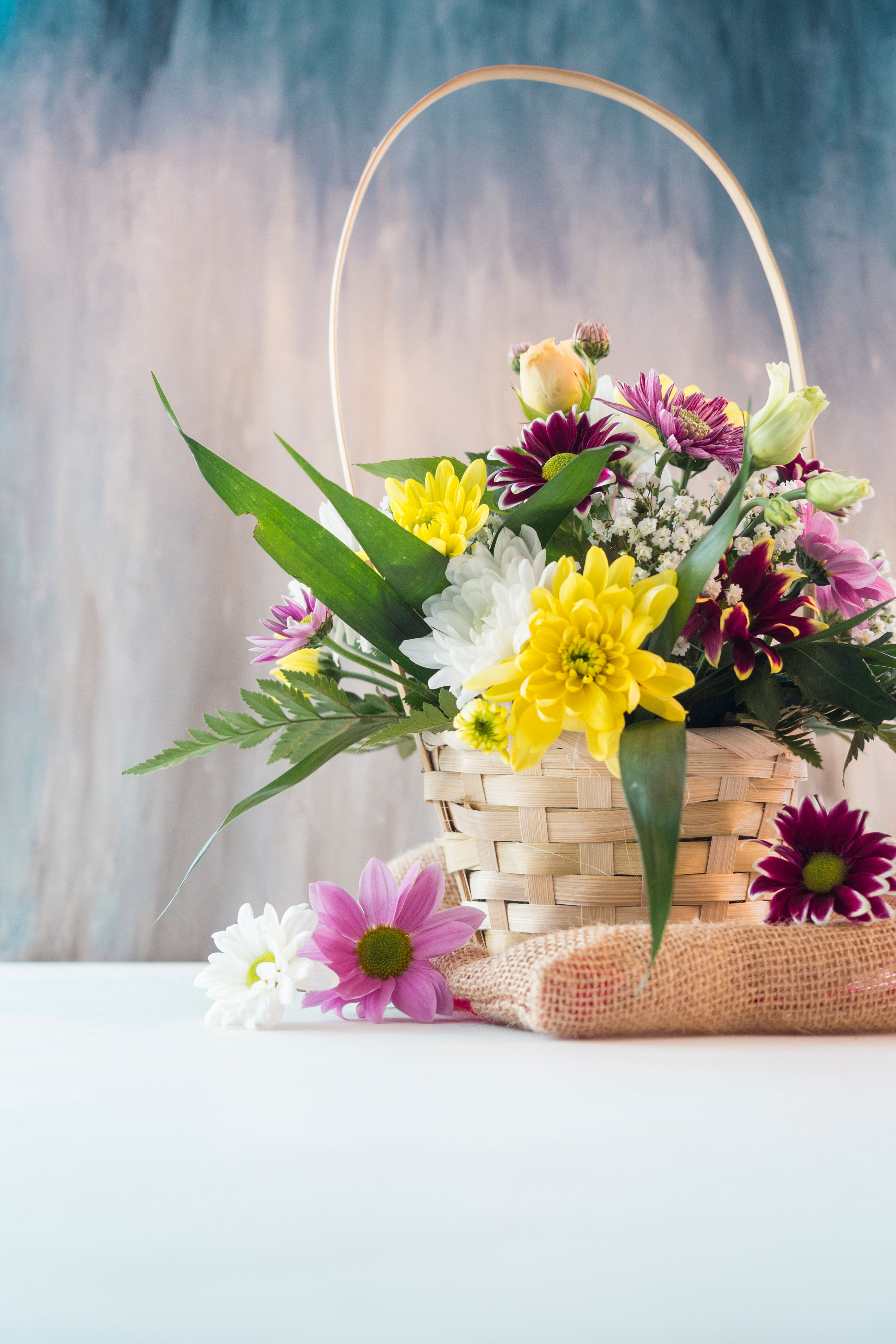 Basket of flowers